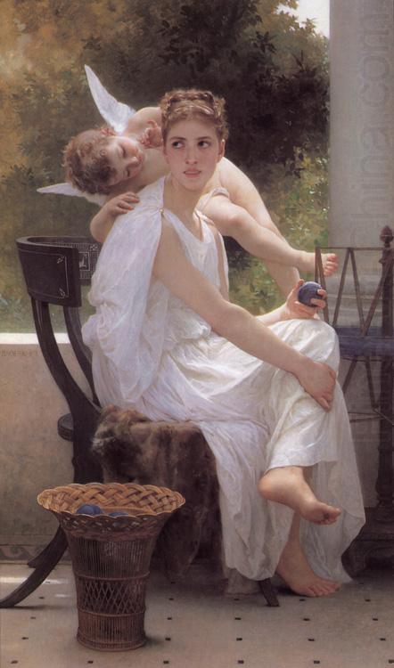 Adolphe William Bouguereau Work Interrupted (mk26) china oil painting image